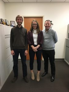 Kathryn Klarich with Greg LeFevre and David Cwiertny